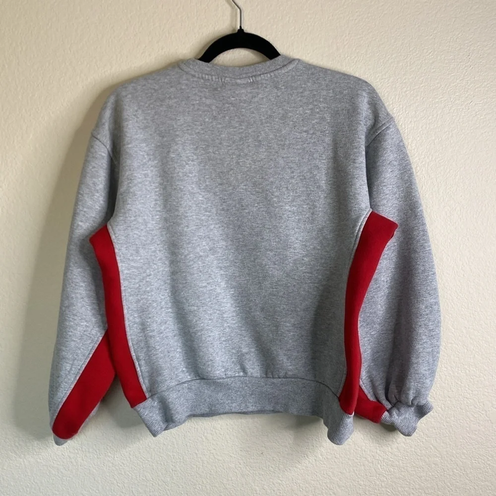 New Era Kansas City Chiefs crewneck sweatshirt small women’s balloon sleeve